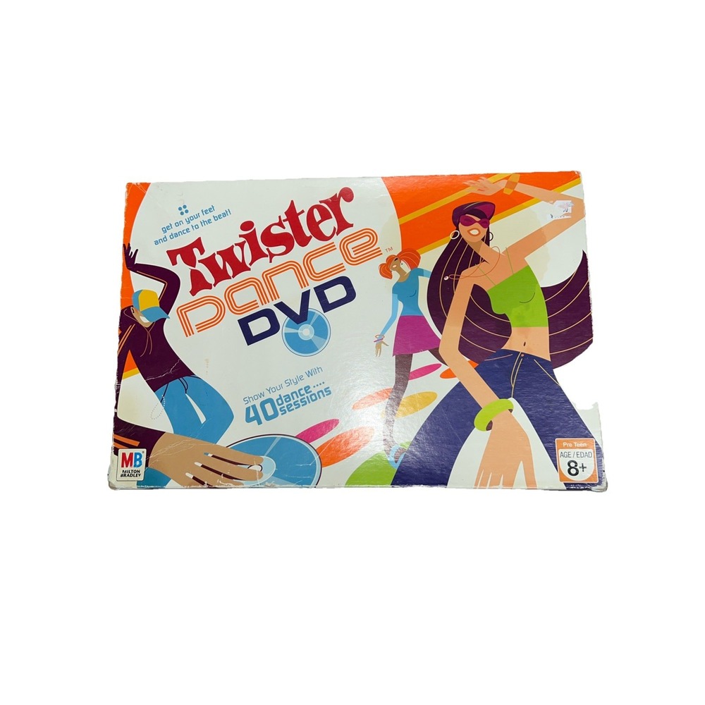 2006 Milton Bradley Twister Dance DVD Game 2-4Players Ages‎ 8 & Up Complete